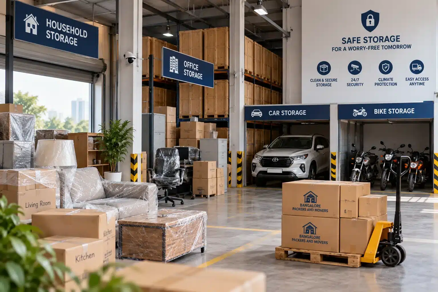 Household, Office, Car, and Bike Storage Services in Bangalore: Secure and Reliable Solutions