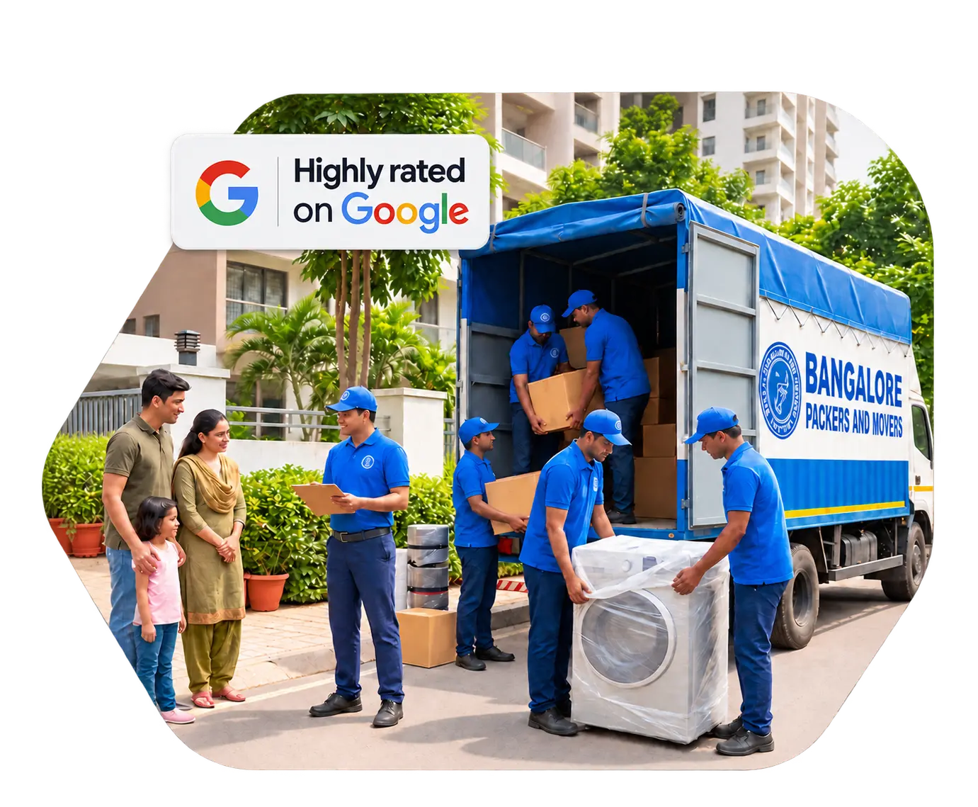 Bangalore Packers and Movers professional relocation team